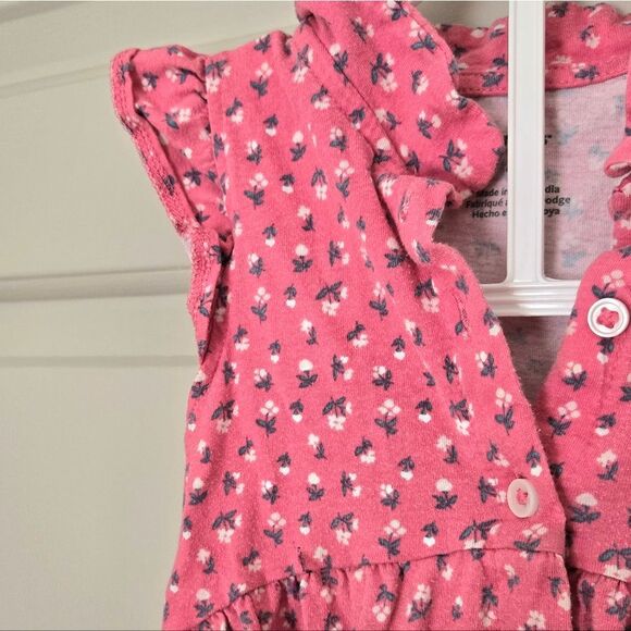 5/$10 Carter's Pink Floral Dress - Picture 2 of 4